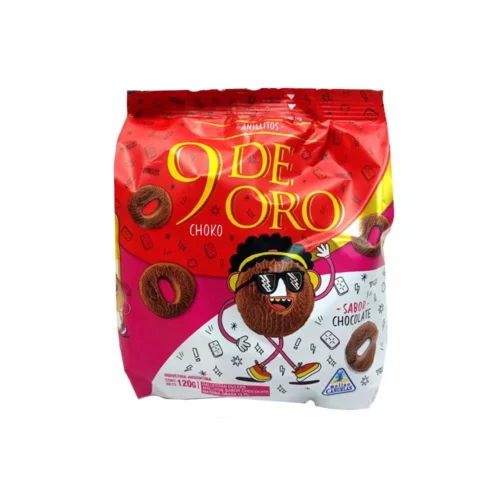 Galletas 9 DE ORO anillitos chocolate gr