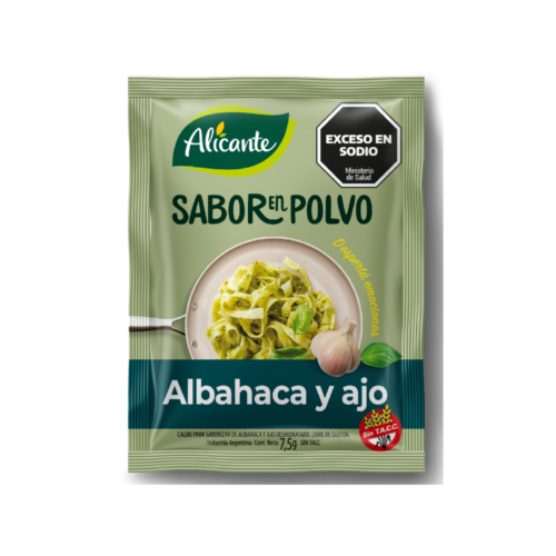 Sabor en Polvo Albahaca y Ajo ALICANTE