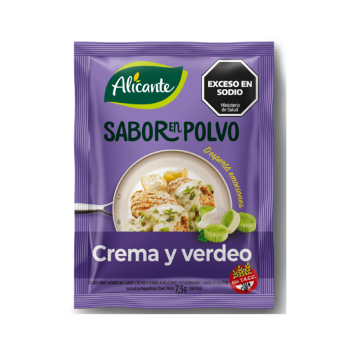 sabor en polvo crema y verdeo ALICANTE